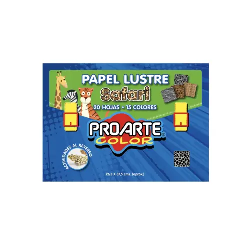 Estuche de Papel Lustre Safari ProArte